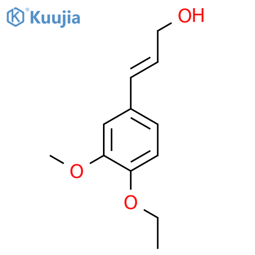 3-(4-ethoxy-3-methoxyphenyl)prop-2-en-1-ol structure