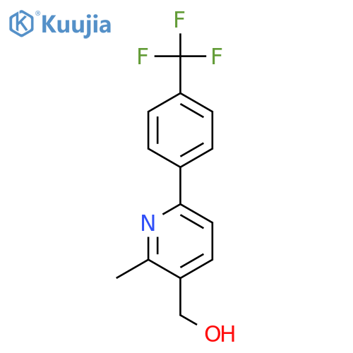3-PYRIDINEMETHANOL, 2-METHYL-6-[4-(TRIFLUOROMETHYL)PHENYL]- structure