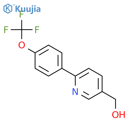 6-4-(Trifluoromethoxy)phenyl-3-pyridylmethanol structure