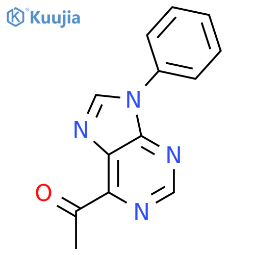 Ethanone, 1-(9-phenyl-9H-purin-6-yl)- structure