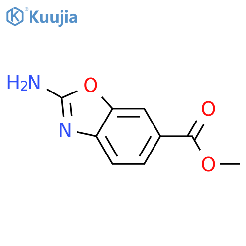 Methyl 2-amino-1,3-benzoxazole-6-carboxylate structure