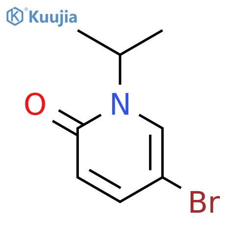 5-bromo-1-(propan-2-yl)-1,2-dihydropyridin-2-one structure