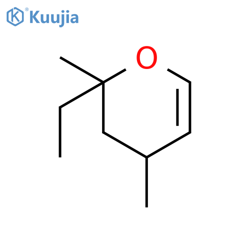 2H-Pyran, 2-ethyldihydro-2,4-dimethyl- structure