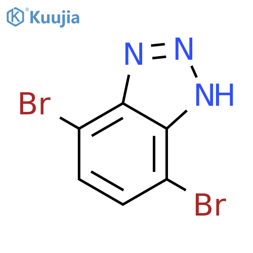 4,7-Dibromo-1H-benzod1,2,3triazole structure