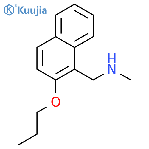 Methyl(2-propoxynaphthalen-1-yl)methylamine structure
