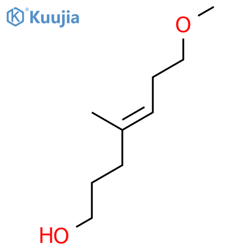 4-Hepten-1-ol, 7-methoxy-4-methyl-, (4E)- structure