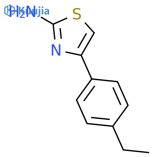 4-(4-ethylphenyl)-1,3-thiazol-2-amine structure