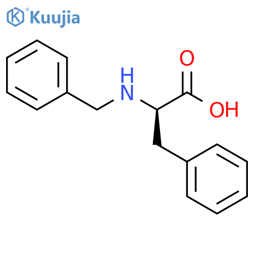 D-Phenylalanine, N-(phenylmethyl)- structure