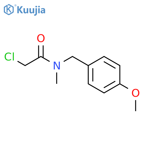 2-Chloro-N-(4-methoxyphenyl)methyl-N-methylacetamide structure