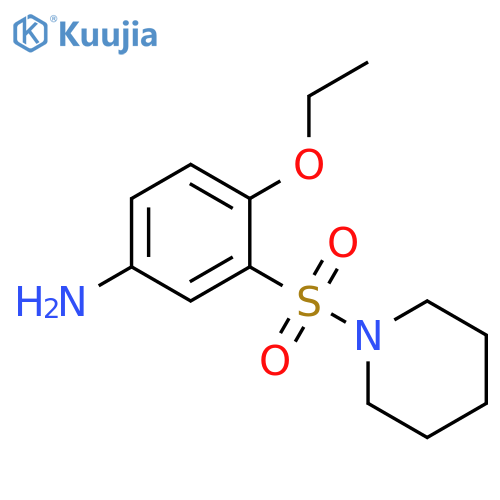 4-Ethoxy-3-(piperidine-1-sulfonyl)aniline structure