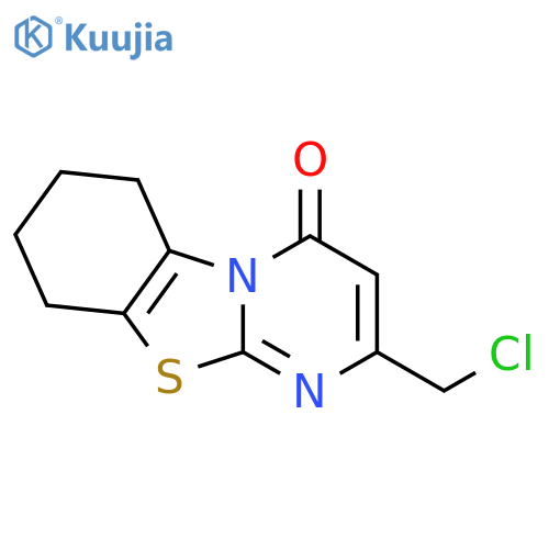 11-(chloromethyl)-8-thia-1,10-diazatricyclo7.4.0.0,2,7trideca-2(7),9,11-trien-13-one structure