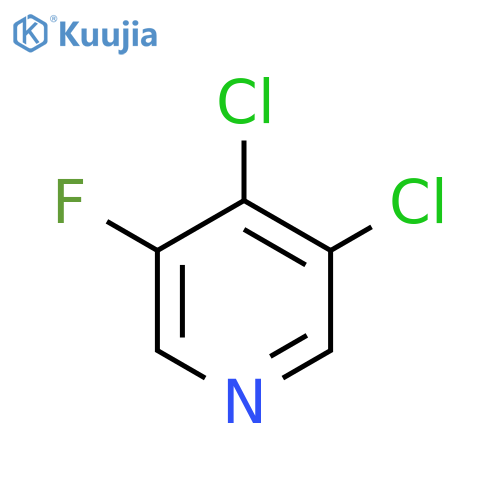 3,4-dichloro-5-fluoropyridine structure
