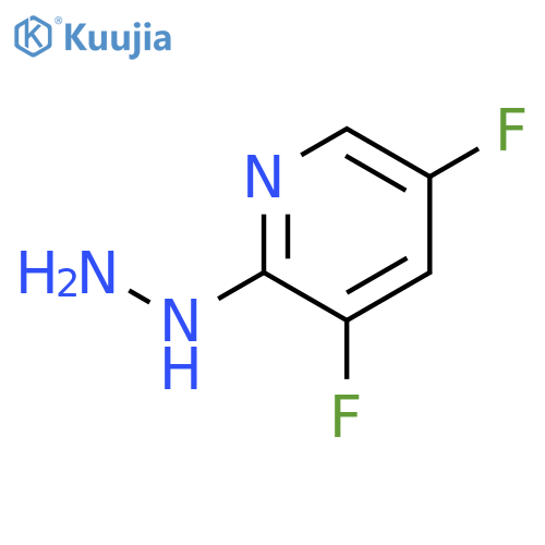 3,5-Difluoro-2-hydrazinopyridine structure