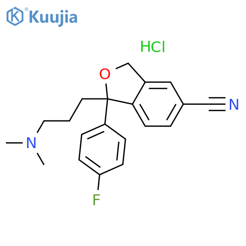 Citalopram hydrochloride structure