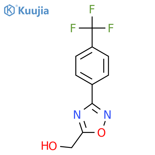 1,2,4-Oxadiazole-5-methanol, 3-[4-(trifluoromethyl)phenyl]- structure