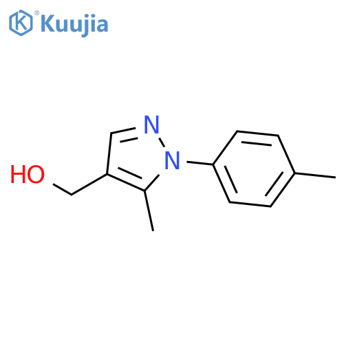 1H-PYRAZOLE-4-METHANOL, 5-METHYL-1-(4-METHYLPHENYL)- structure