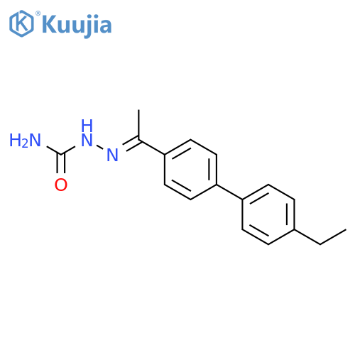 2-[1-(4'-Ethyl[1,1'-biphenyl]-4-yl)ethylidene]hydrazine-1-carboxamide structure
