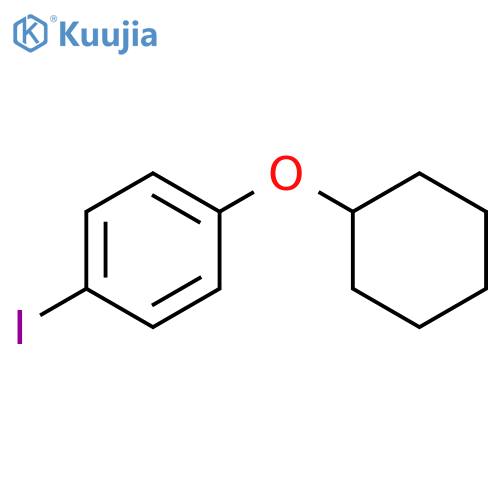 BENZENE, 1-(CYCLOHEXYLOXY)-4-IODO- structure