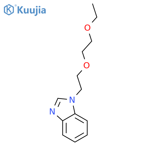 1H-BENZIMIDAZOLE, 1-[2-(2-ETHOXYETHOXY)ETHYL]- structure