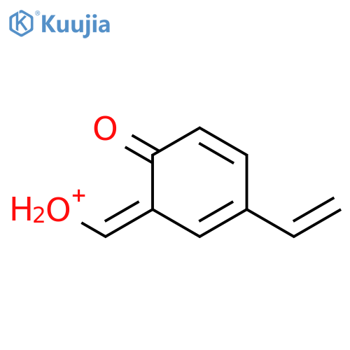 OXONIUM, (3-ETHENYL-6-OXO-2,4-CYCLOHEXADIEN-1-YLIDENE)METHYL- structure