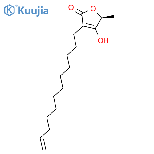 2(5H)-Furanone, 3-(11-dodecenyl)-4-hydroxy-5-methyl-, (5S)- structure