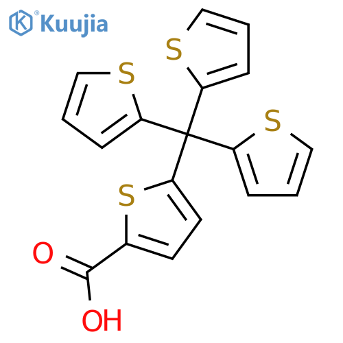 2-THIOPHENECARBOXYLIC ACID, 5-(TRI-2-THIENYLMETHYL)- structure