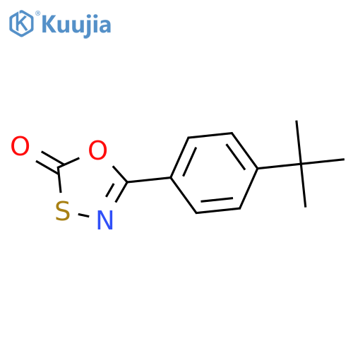 1,3,4-Oxathiazol-2-one, 5-[4-(1,1-dimethylethyl)phenyl]- structure