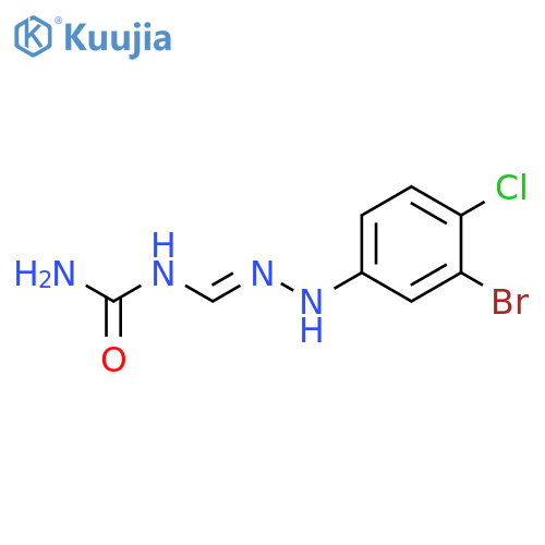 UREA, [[(3-BROMO-4-CHLOROPHENYL)AMINO]IMINOMETHYL]- structure