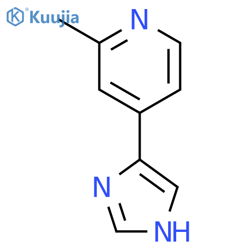 4-(1H-imidazol-4-yl)-2-methylpyridine structure