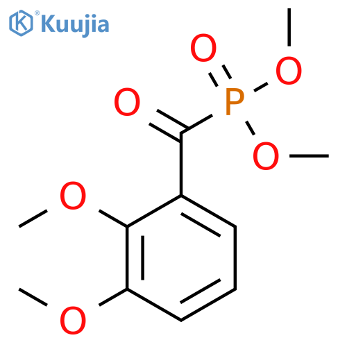 Phosphonic acid, (2,3-dimethoxybenzoyl)-, dimethyl ester structure