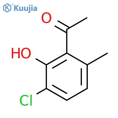 ETHANONE, 1-(3-CHLORO-2-HYDROXY-6-METHYLPHENYL)- structure