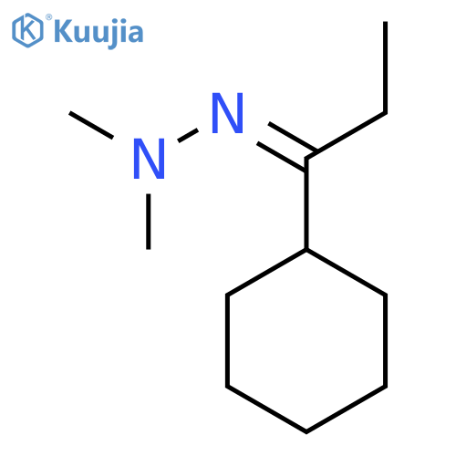 1-Propanone, 1-cyclohexyl-, dimethylhydrazone structure