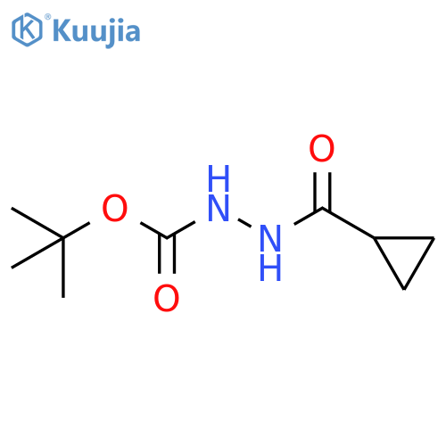 tert-Butyl 2-(Cyclopropylcarbonyl)hydrazinecarboxylate structure