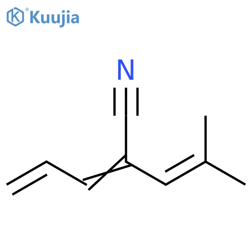 2,4-Pentadienenitrile, 2-(2-methyl-1-propenyl)- structure