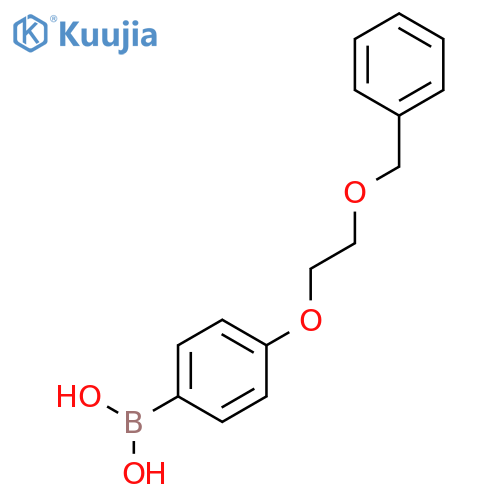 BORONIC ACID, [4-[2-(PHENYLMETHOXY)ETHOXY]PHENYL]- structure