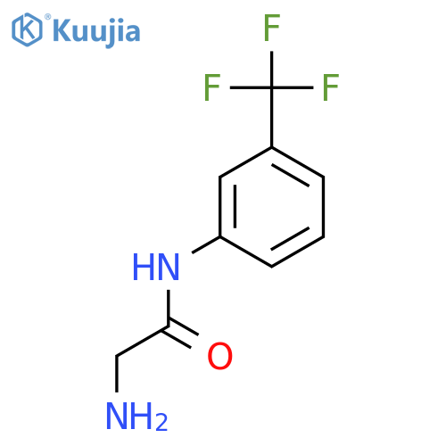N-3-(trifluoromethyl)phenylglycinamide structure