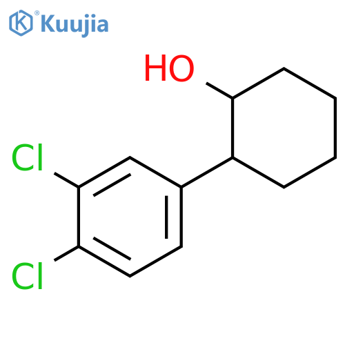 CYCLOHEXANOL, 2-(3,4-DICHLOROPHENYL)- structure
