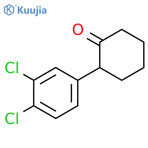 Cyclohexanone, 2-(3,4-dichlorophenyl)- structure
