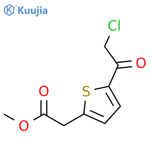 Methyl 2-5-(2-Chloroacetyl)thiophen-2-ylacetate structure