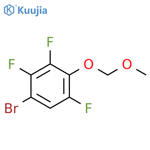 Benzene, 1-bromo-2,3,5-trifluoro-4-(methoxymethoxy)- structure