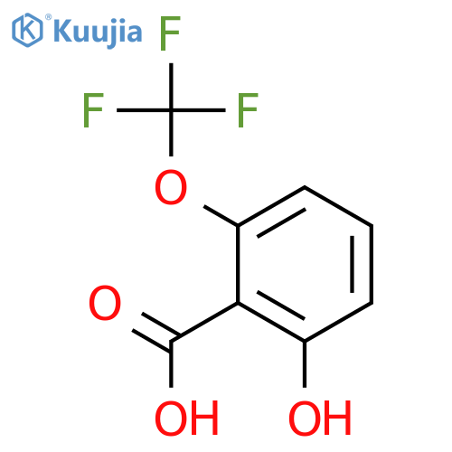Benzoic acid, 2-hydroxy-6-(trifluoromethoxy)- structure