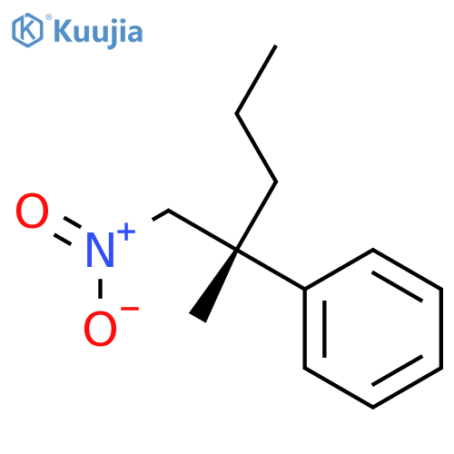 BENZENE, [(1R)-1-METHYL-1-(NITROMETHYL)BUTYL]- structure