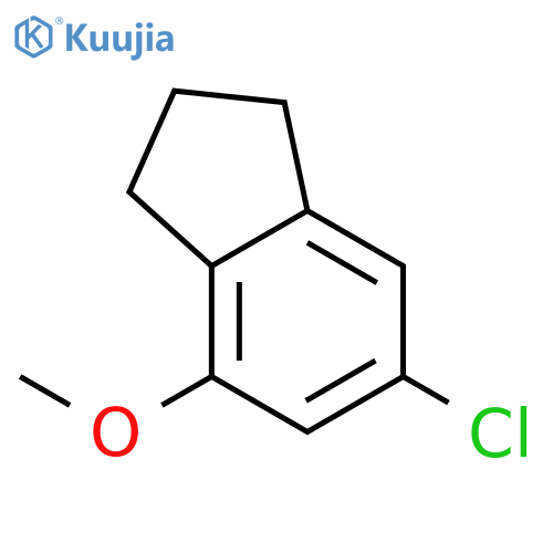 1H-INDENE, 6-CHLORO-2,3-DIHYDRO-4-METHOXY- structure