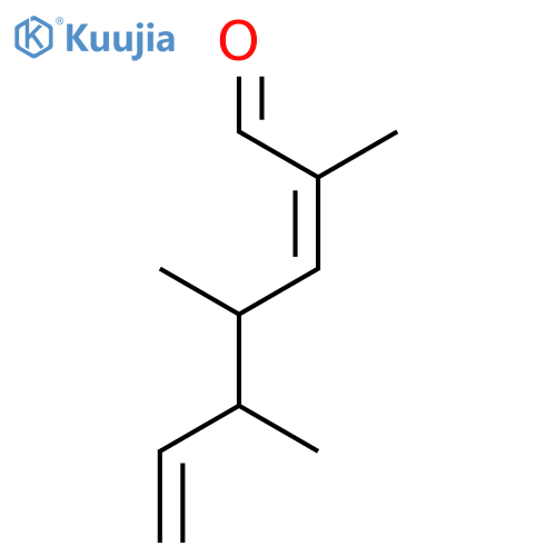 2,4,5-trimethylhepta-2,6-dienal structure