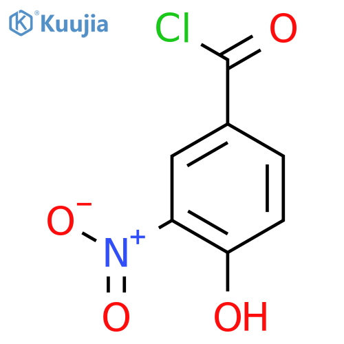 4-hydroxy-3-nitrobenzoyl chloride structure