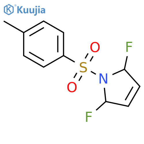 1H-Pyrrole, 2,5-difluoro-2,5-dihydro-1-[(4-methylphenyl)sulfonyl]- structure