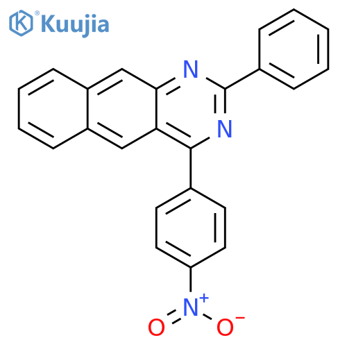 Benzo[g]quinazoline, 4-(4-nitrophenyl)-2-phenyl- structure