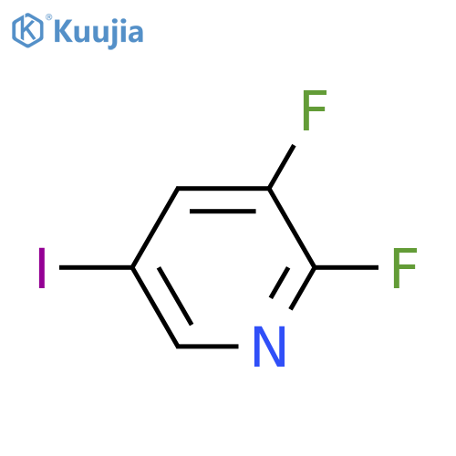 2,3-Difluoro-5-iodopyridine structure