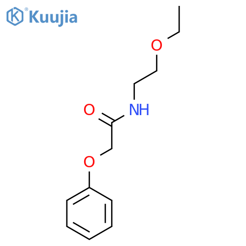 ACETAMIDE, N-(2-ETHOXYETHYL)-2-PHENOXY- structure