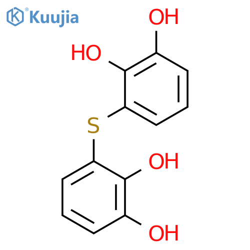 1,2-Benzenediol, 3,3'-thiobis- structure